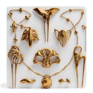Dover Jewelry and Metalwork Guide - Antique Collectible Jewelry eBook-0