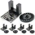 DAOKAI LM393 H2010 Photoelectric Sensor Module 5pcs Encoders Cable-0