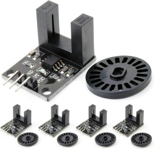 DAOKAI LM393 H2010 Photoelectric Sensor Module 5pcs Encoders Cable-0