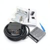 Taiss/Indoor Wall Mounted Photoelectric Beam Sensor 12-240VDC 24-240VAC Retroreflective photoelectric Sensor Switch Proximity Switch Induction Distance 5M BEN5M-6