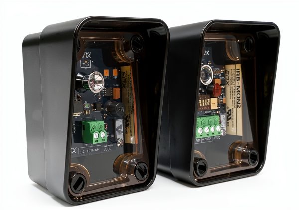 EMX IRB-MON2 UL325-Compliant Thru-Beam Photoelectric Sensor Black-0