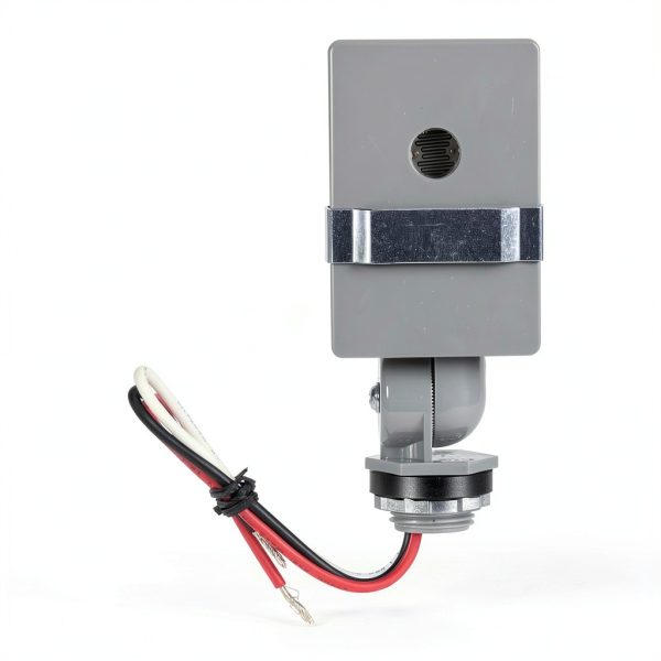 nsi Industries TORK RKP203 Outdoor 120-Volt Swivel Mount Photocontrol with Light Adjustment Bar - Controls Lighting Dusk to Dawn - Compatible with Incandescent/Compact Fluorescent/Halogen/LED-1