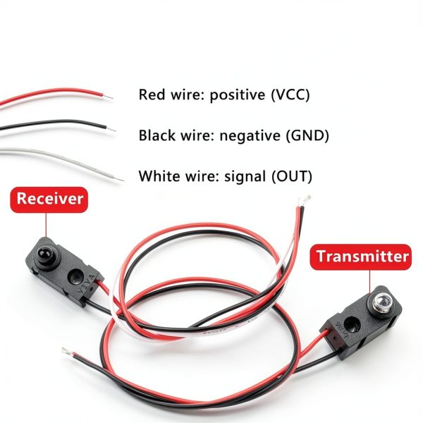 3 Pairs Infrared Break Beam Sensor Switch - Photoelectric Sensor for DIY Electronics, Automation Projects & Industrial Controls, Compact Light Sensor Module for Hobbyists and Engineers-2