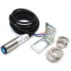 Sensor Laser photoelectric Switch NPN NO + NC Input(10-30VDC), 4 Wires; Detection Distance 8-50cm; HG18-D50N3, 12V; 24V Normally Open and Normally Closed Photoelectric Beam Sensor (NPN, NO+NC)-6