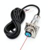 Sensor Laser photoelectric Switch NPN NO + NC Input(10-30VDC), 4 Wires; Detection Distance 8-50cm; HG18-D50N3, 12V; 24V Normally Open and Normally Closed Photoelectric Beam Sensor (NPN, NO+NC)-0